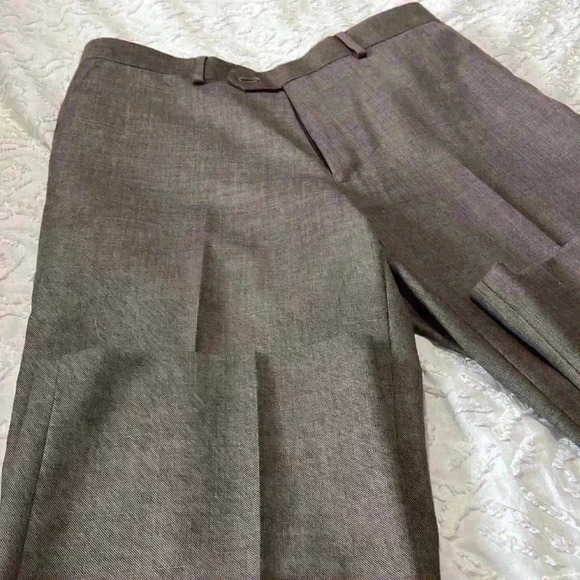 Chaps 100% wool brown dress slacks. Men’s size 33x30 - Picture 7 of 8